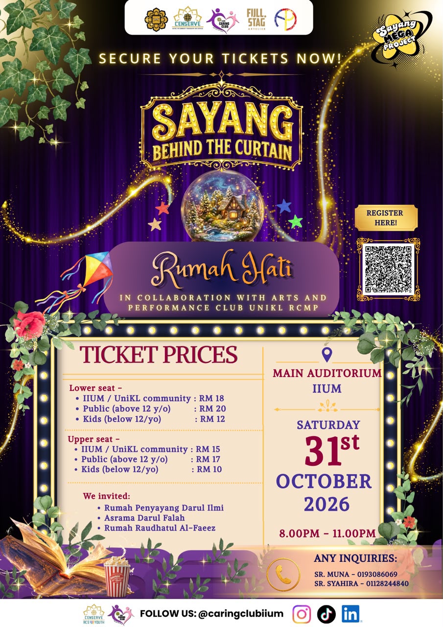 Sayang Behind the Curtain poster